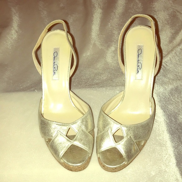 OSCAR de la RENTA SLINGBACK SANDAL - Picture 1 of 7